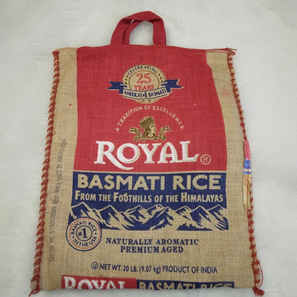 RECLAIMED Burlap Rice Bag for crafting